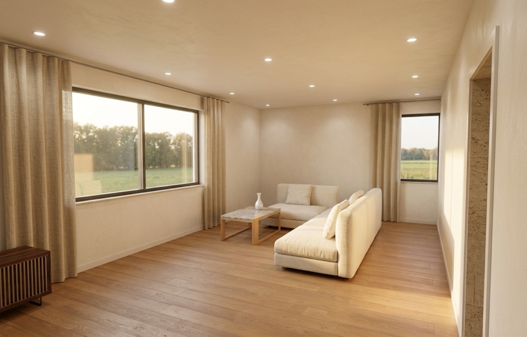 The same view rendered photoreal